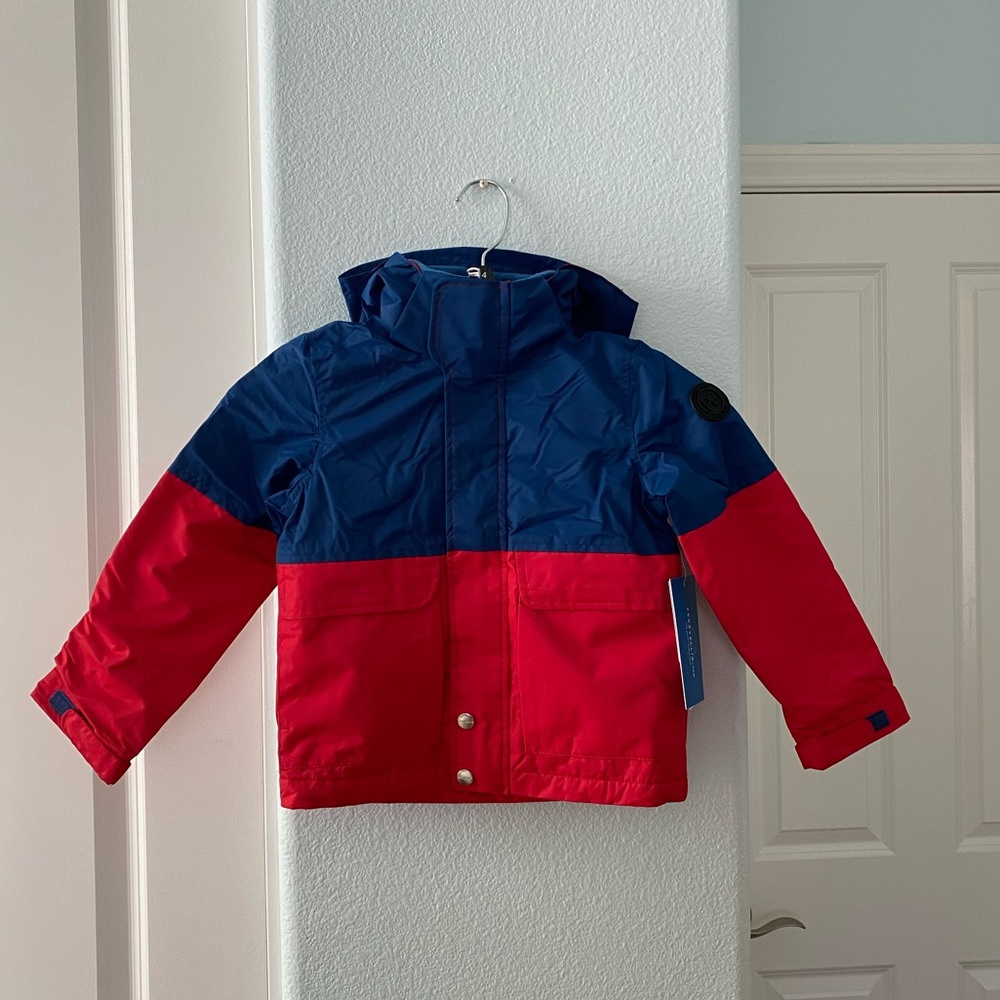 NWT Perry Ellis Colorblock Fleece Lined Jacket - Picture 3 of 8